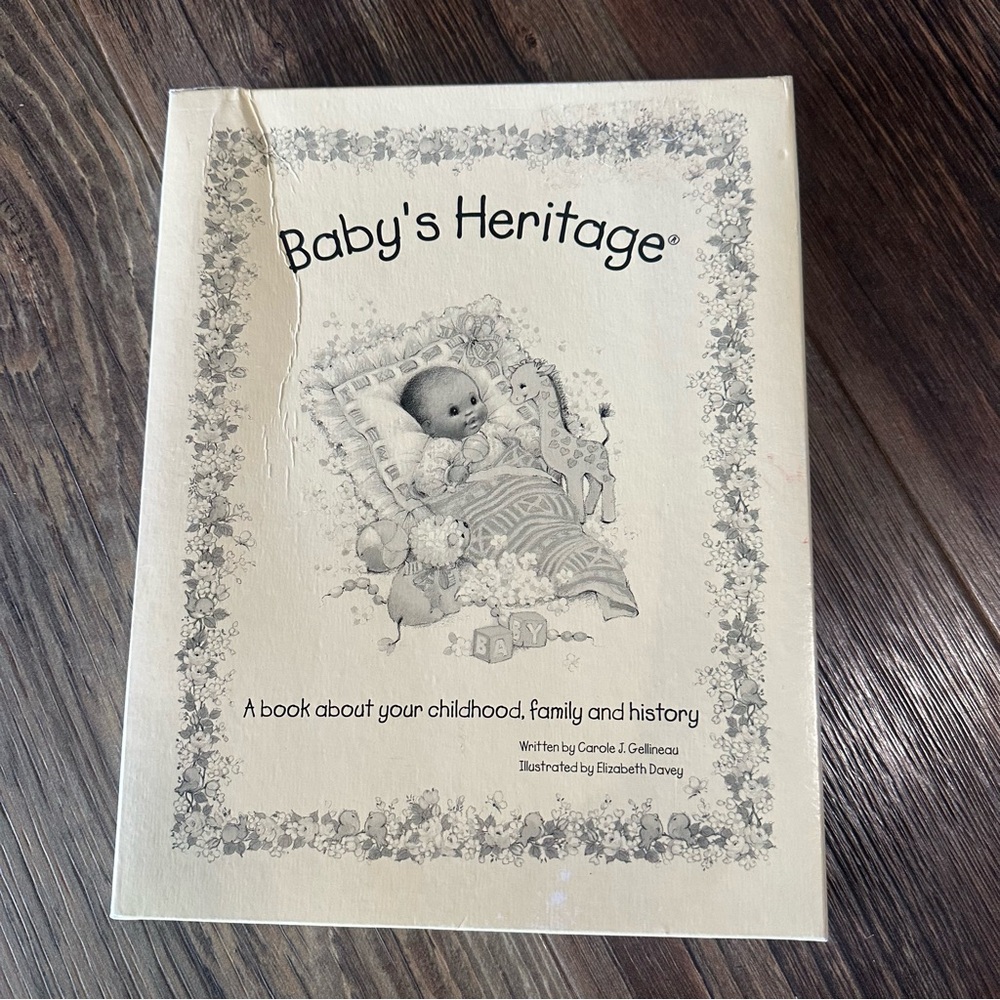 Baby's Heritage record book by Carole J Gellineau African (American) keepsake